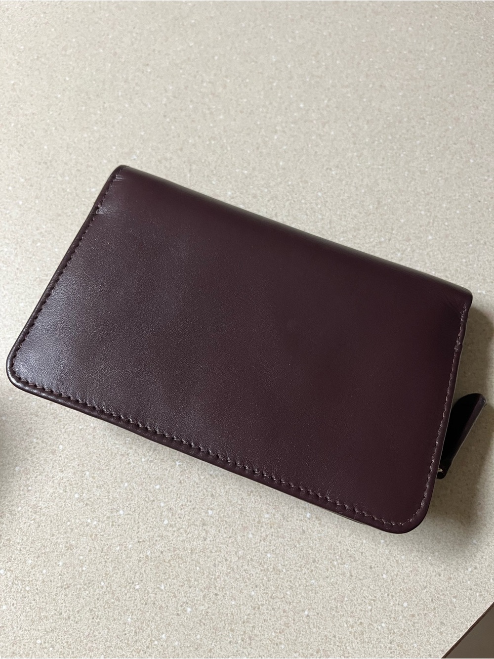 RADLEY LONDON Burgundy Leather Wallet with curved front pocket - Picture 5 of 6